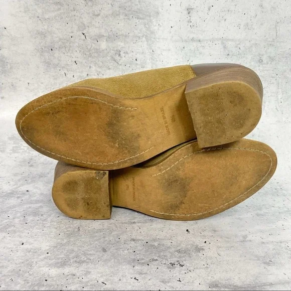 Madewell Cait suede & leather ankle bootie 9.5 - Picture 11 of 12